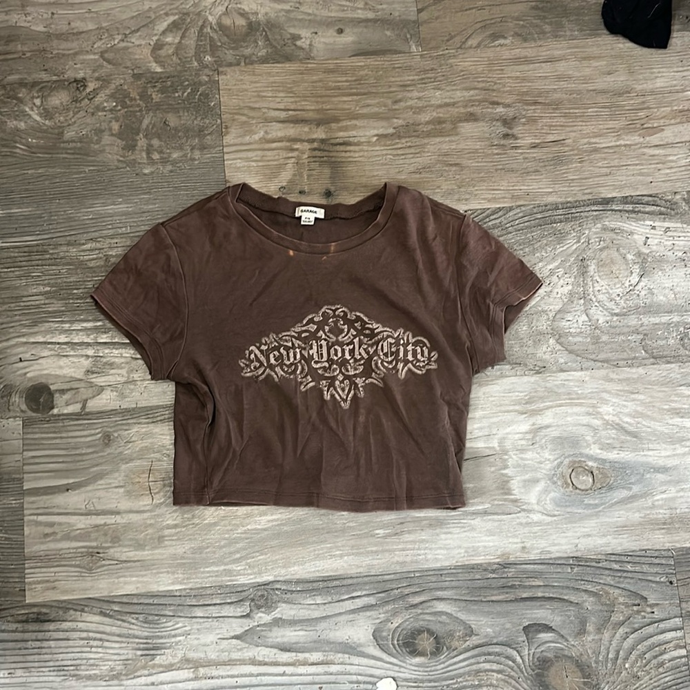Garage crop top
